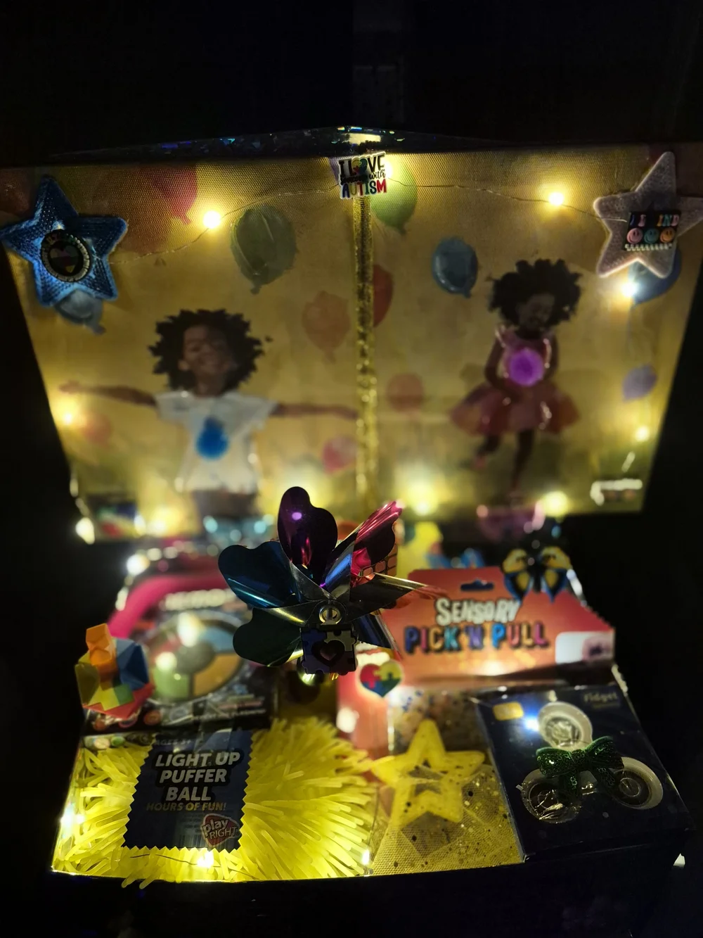 Autism Awareness Sensory Toy Box - Multicolor